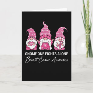 Carte Gnome combat seul Famille jumelant cancer du sein