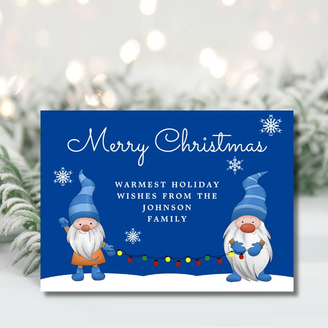 Carte Gnome Joyeux Noël (Créateur téléchargé)