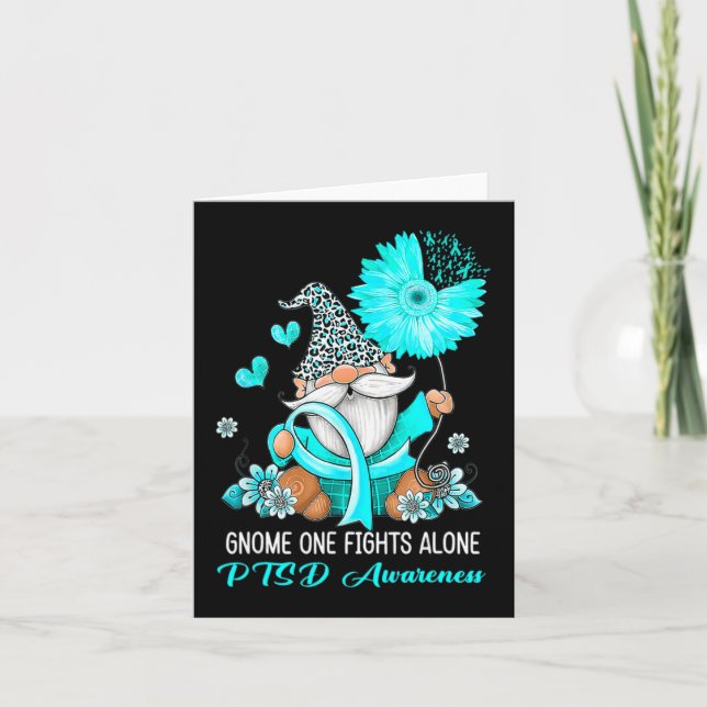 Carte Gnome One combat seul Turquoise Ribbon Warrier Pts (Devant)