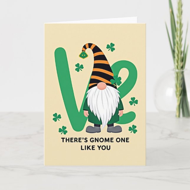 Carte Gnome One Like You St Patricks (Devant)