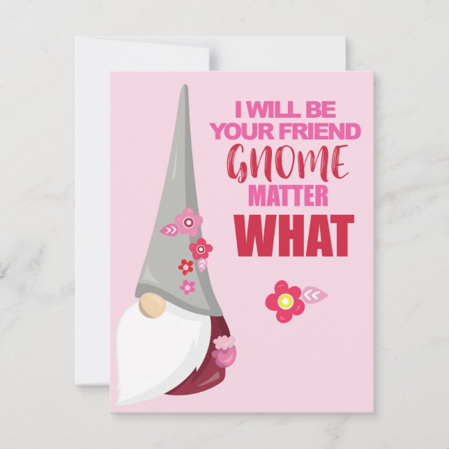 Carte Gnome Valentine's Day (Devant)