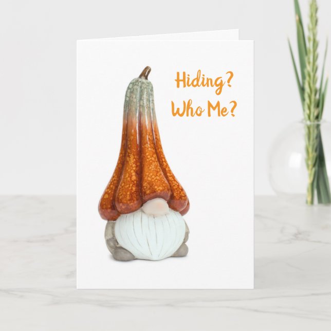 CARTE GNOME VOUS ENVOIE UN ANNIVERSAIRE BATTU ! (Devant)