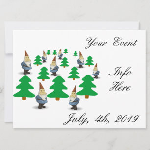 Carte Gnomes de Noël Arbres de Noël Thunder_Cove