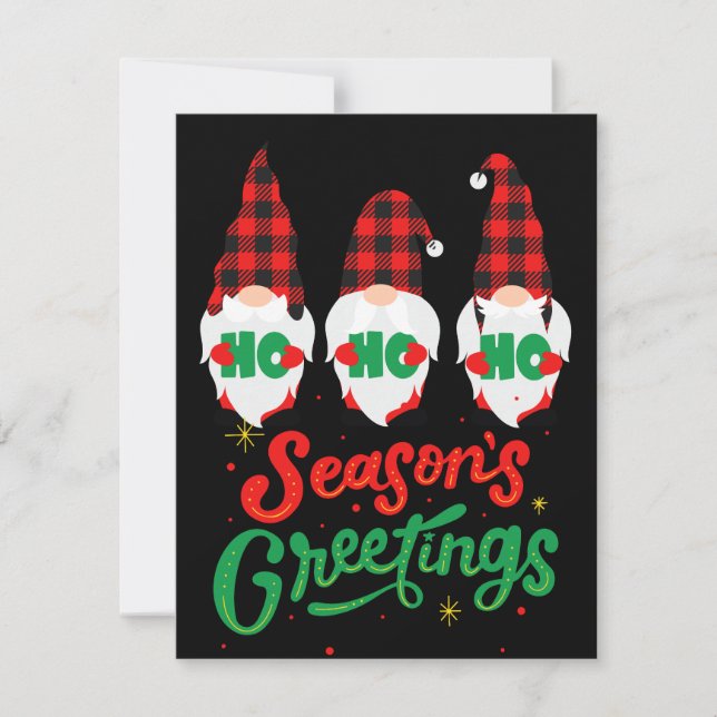 Carte Gnomes Holiday (Devant)