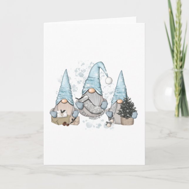 Carte Gnomes nordiques d'hiver (Devant)