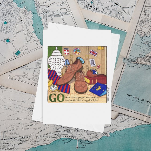 Carte Go Make Disciples Fête des pères Card (Créateur téléchargé)