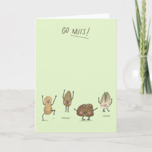 Carte Go Nuts! Greetings Card