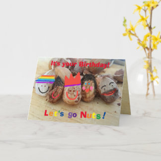 Carte Go Nuts It's Your Birthday ! - Fun Birthday Card