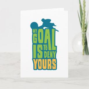 Carte Goalkeeper Goalie Mon But Est De Refuser Votre Foo