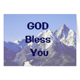 Carte God Bless You Card