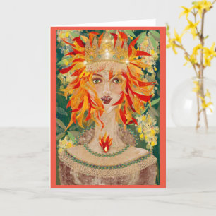 Carte Goddhiste irlandais rousse