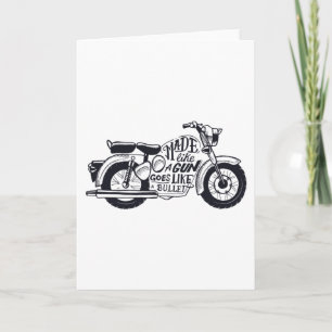 Carte Goes like bullet motorcycle