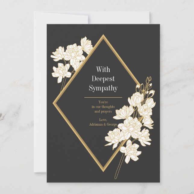 Carte Gold Diamond Sympathy (Devant)