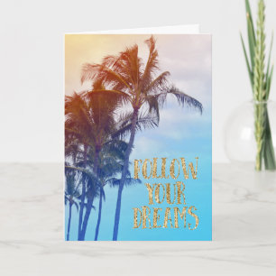 Carte Gold Dreams Kauai Palm Trees