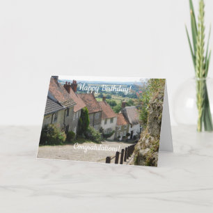 Carte Gold Hill, Shaftesbury, Dorset, Angleterre - Anniv