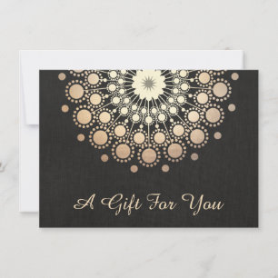 Carte Gold Lotus Salon et certificat cadeau Spa