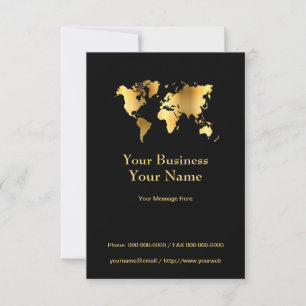 Carte Gold World Business Carte