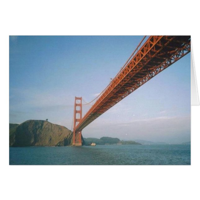 Carte Golden Gate Bridge (Devant horizontal)