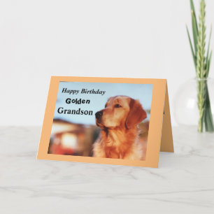 Carte Golden Grandson Bird