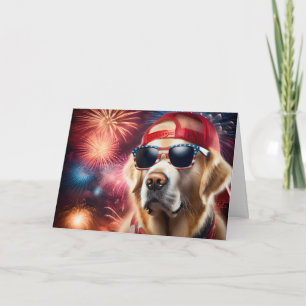 Carte Golden Retriever du 4 juillet