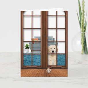 Carte Golden Retriever Pense De Vous