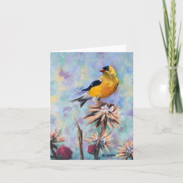 Carte Goldfinch Bird Art Toute l'Occasion (Devant)