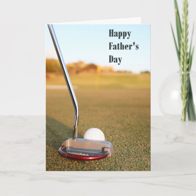 Carte Golf de fête des pères (Devant)