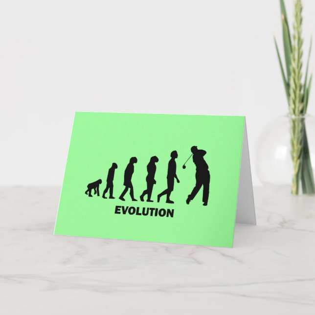 Carte Golf drôle hilarant (Devant)