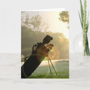 Carte Golf Greeting Card