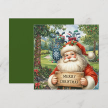 Golf Joyeux Noël avec le Père Noël