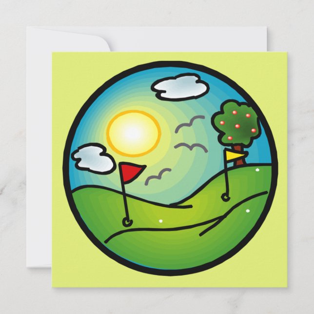 Carte Golf Lover (Devant)