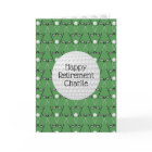 Golf motif nom personnalisé Retraite