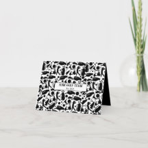 Golf Silhouette Motif Classic Noir & Blanc