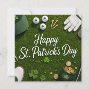 Carte Golf St. Patrick's Day pour Golf thématique pour g