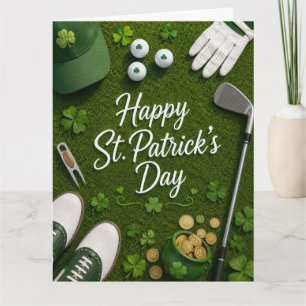 Carte Golf St. Patrick's Day pour Golf thématique pour g