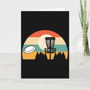 Carte Golf sur disque rétro vintage _3