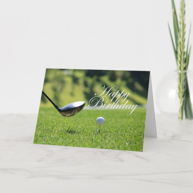 Carte Golf Time (Devant)