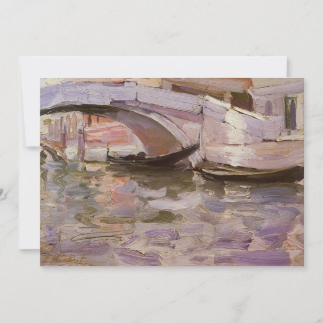 Carte Gondolas de John Singer Sargent, Impressionnisme A (Devant)