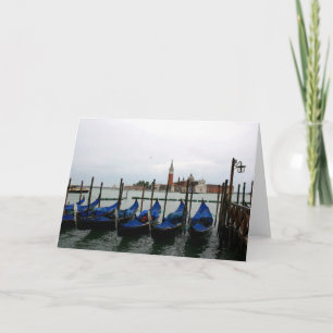 Carte Gondoles avec une vue