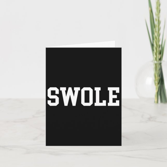 Carte Gonole Drôle Poids Et Bodybuilding (Devant)