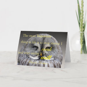Carte Good Luck Owl