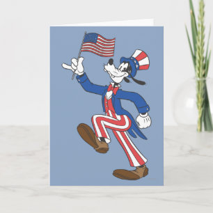 Carte Goofy   Patriotique