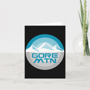Carte Gore Mountain Ny Graphic Snowboard Vintage Ski T