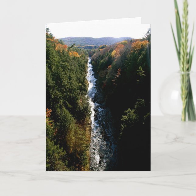 Carte Gorge de Quechee (Devant)