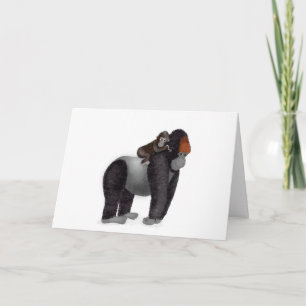 Carte Gorilla et Fête des pères bébé