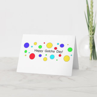 Carte Gotcha jour heureux !