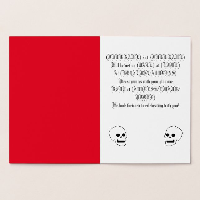 Carte Goth Foil (Intérieur)