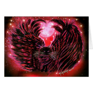 Carte gothique Fairy Cat