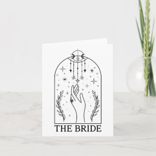 Carte Gothique Mariée Coven Tarot Correspondant Bachelor
