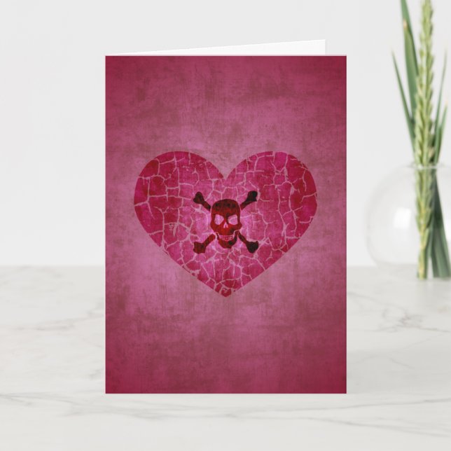 Carte gothique Saint-Valentin (Devant)